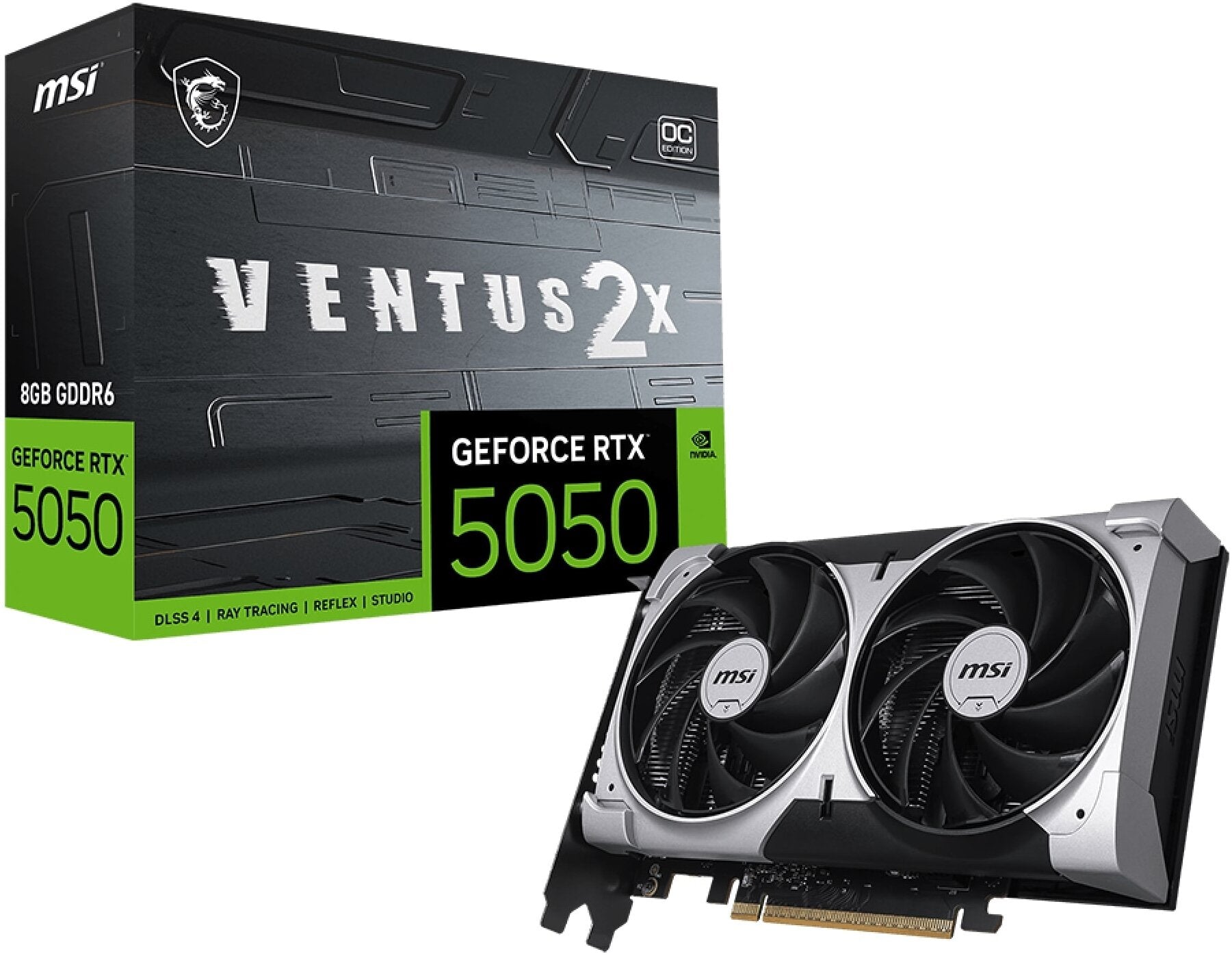 MSI GeForce RTX 5050 Ventus 2X OC 8GB DLSS 4