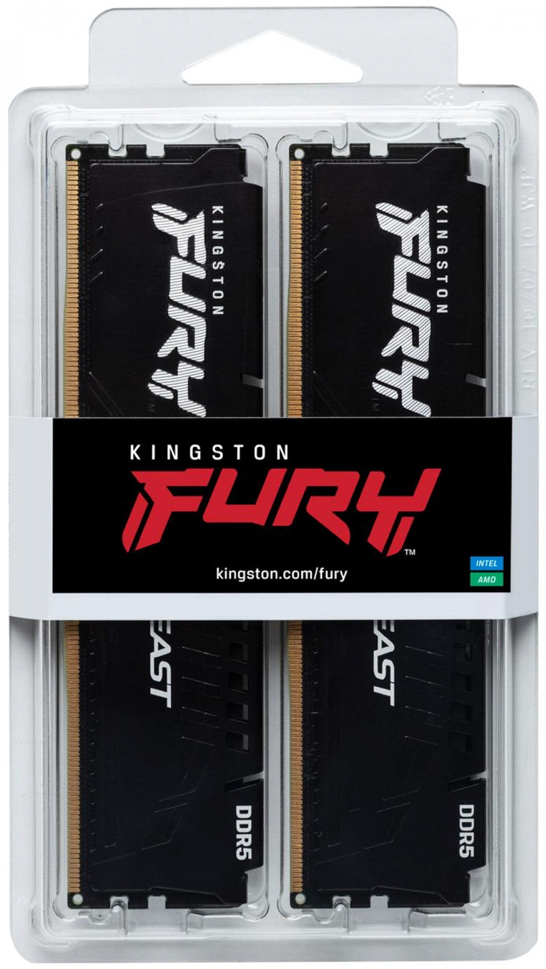 Kingston Fury Beast 32GB (2×16GB) DDR5-5200 CL40
