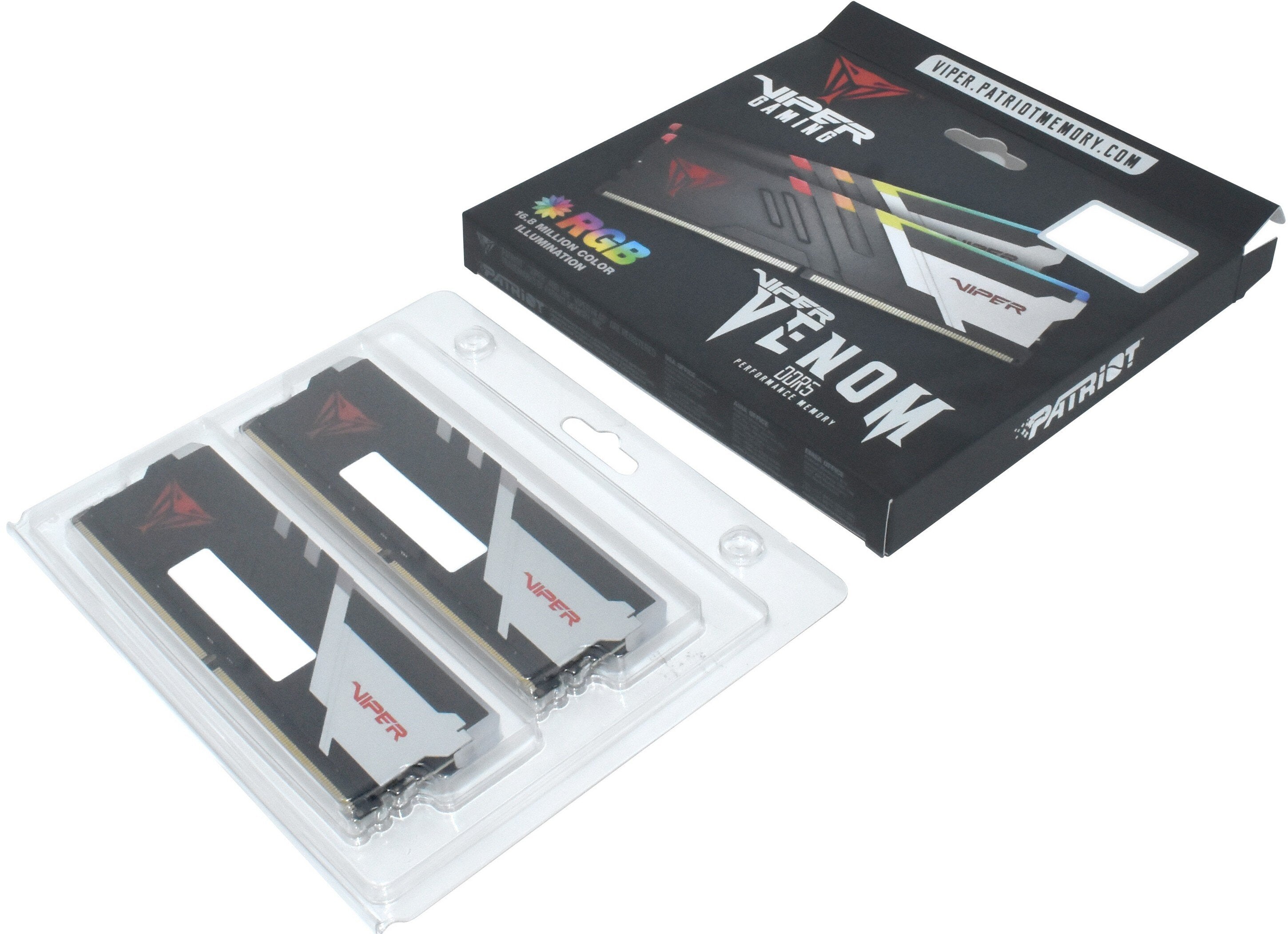 Patriot Viper Venom RGB 32GB (2×16GB) DDR5-6000 CL30